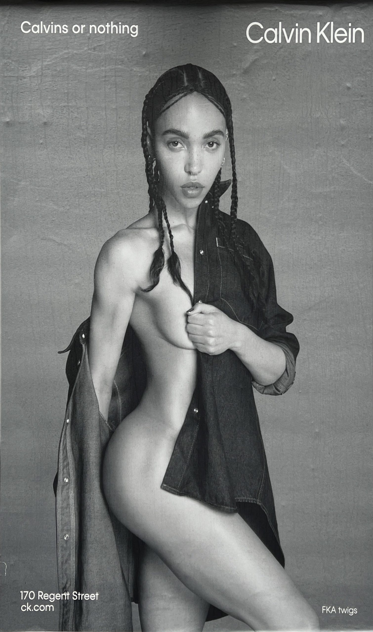 Double standards’: FKA twigs defends banned semi-nude Calvin Klein advert